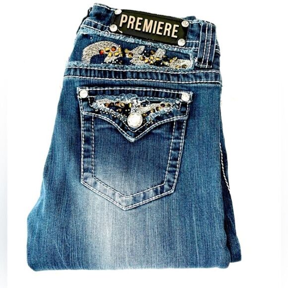 Premier Slim Boot Jeans‎ - Picture 1 of 3